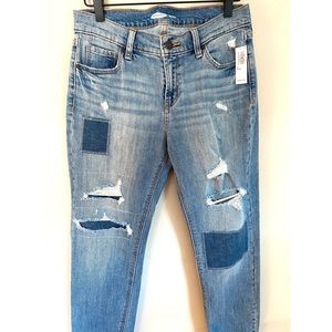 Distressed Boyfriend Jeans